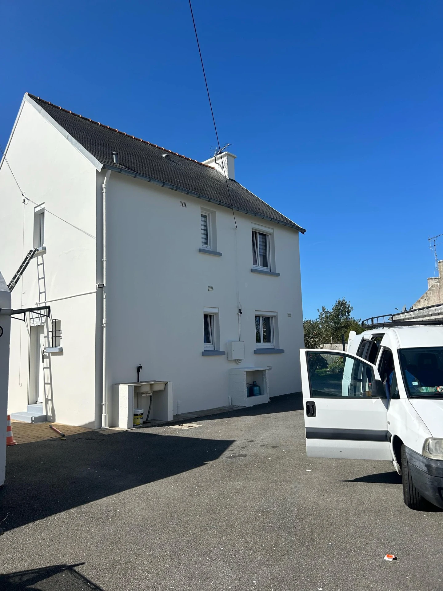 Ravalement de façade après travaux — chantier 4, tout le Finistère